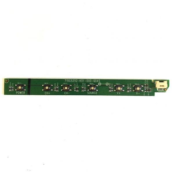 Кнопки 715G5252-K01-000-004S для Philips 40PFL3108T/60, 46PFL4988T/60, 47PFL4007T/60 и др. 