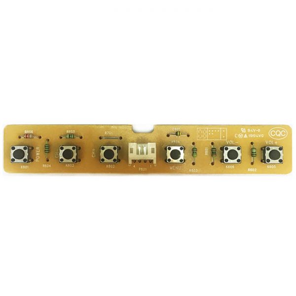 Кнопки 40-L19PFL-KEC1XG для Philips 26PFL3403/60, 26PFL5403/60 и др. 