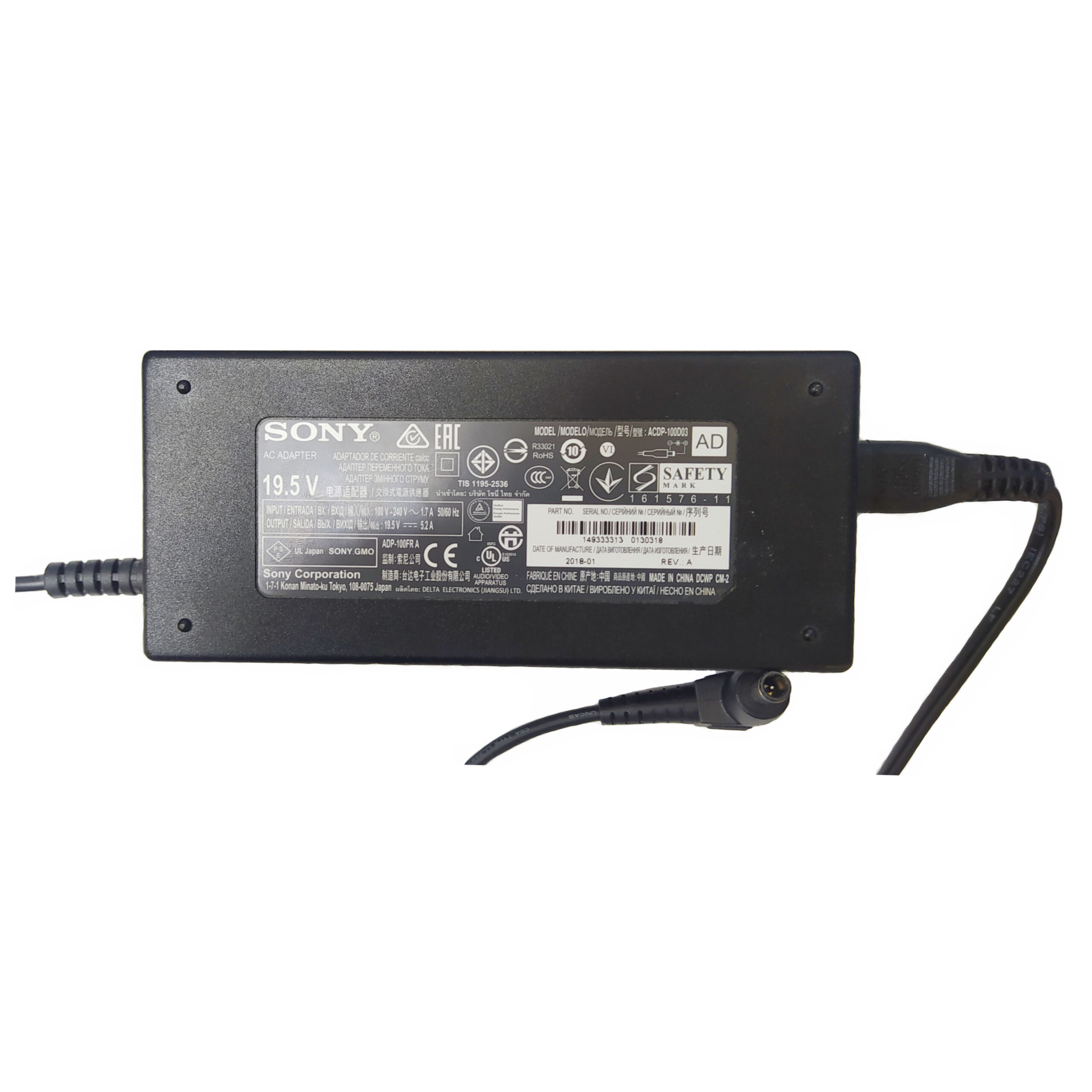 *Блок питания ACDP-100D03 (19.5V, 5.2A) для Sony KDL-49WE755 и др. 