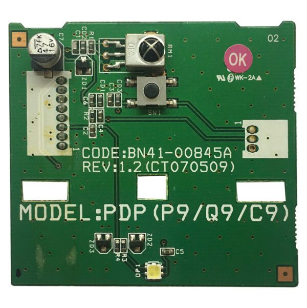 Кнопка + ИК-датчик BN41-00845A Rev 1.2 (CT070509) для Samsung PN50A400C2D, PS42C91HR и др. 