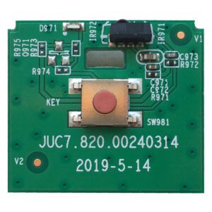 ИК датчик с кнопкой JUC7.820.00240314 для Dexp F43F7000C/G, Hyundai H-LED40SB5003 и др. 